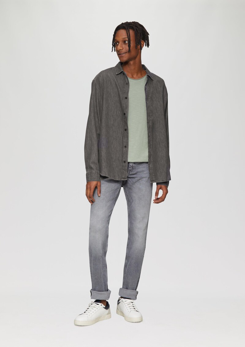 Regular Fit: Denim-Hemd