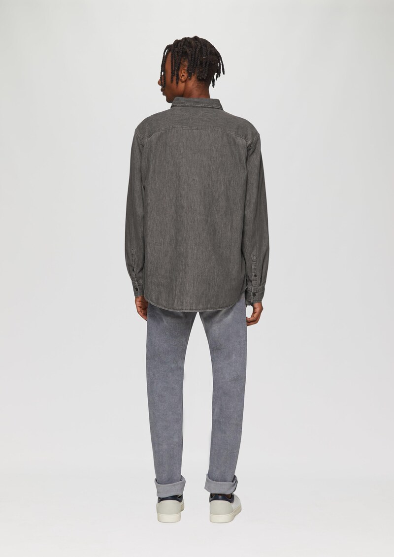 Regular Fit: Denim-Hemd