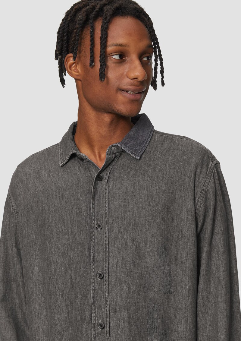 Regular Fit: Denim-Hemd