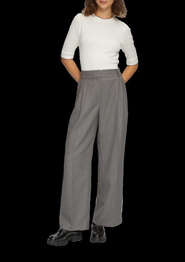 Wide-Leg-Hose mit Extra-High-Rise