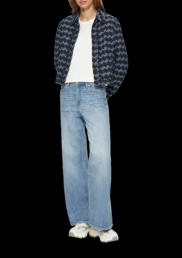 T-Shirt mit Schmuckperlen im Relaxed Fit