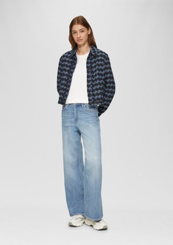 T-Shirt mit Schmuckperlen im Relaxed Fit