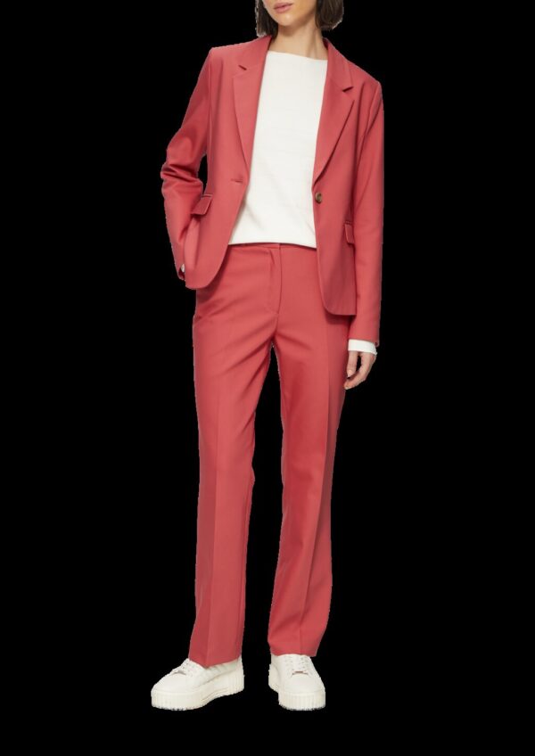 Gefütterter Blazer mit Rückenschlitz und Pattentasche