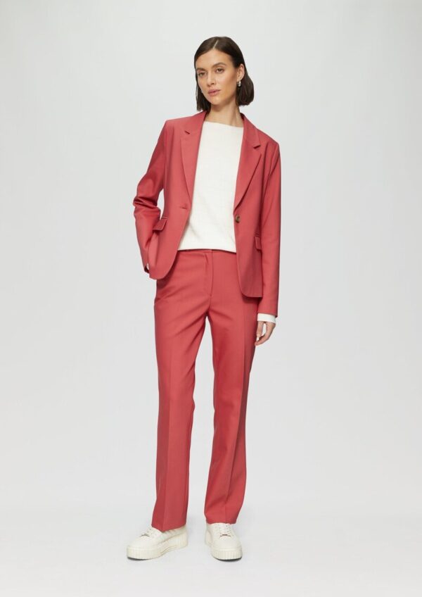 Gefütterter Blazer mit Rückenschlitz und Pattentasche