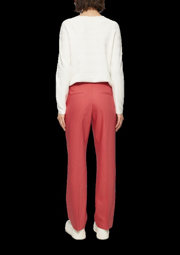 Elegante Stoffhose mit Straight Leg