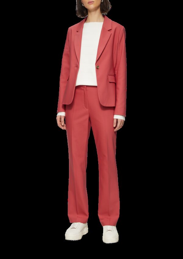 Elegante Stoffhose mit Straight Leg