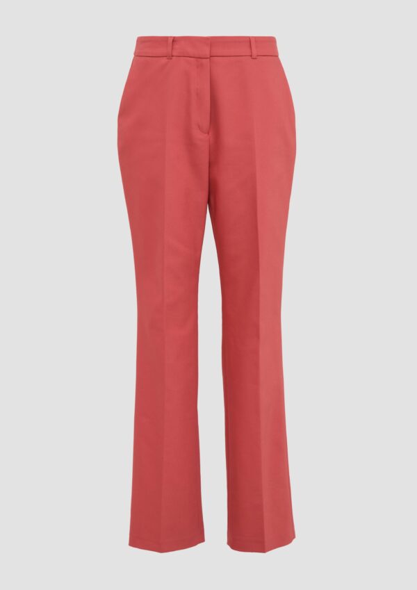 Elegante Stoffhose mit Straight Leg