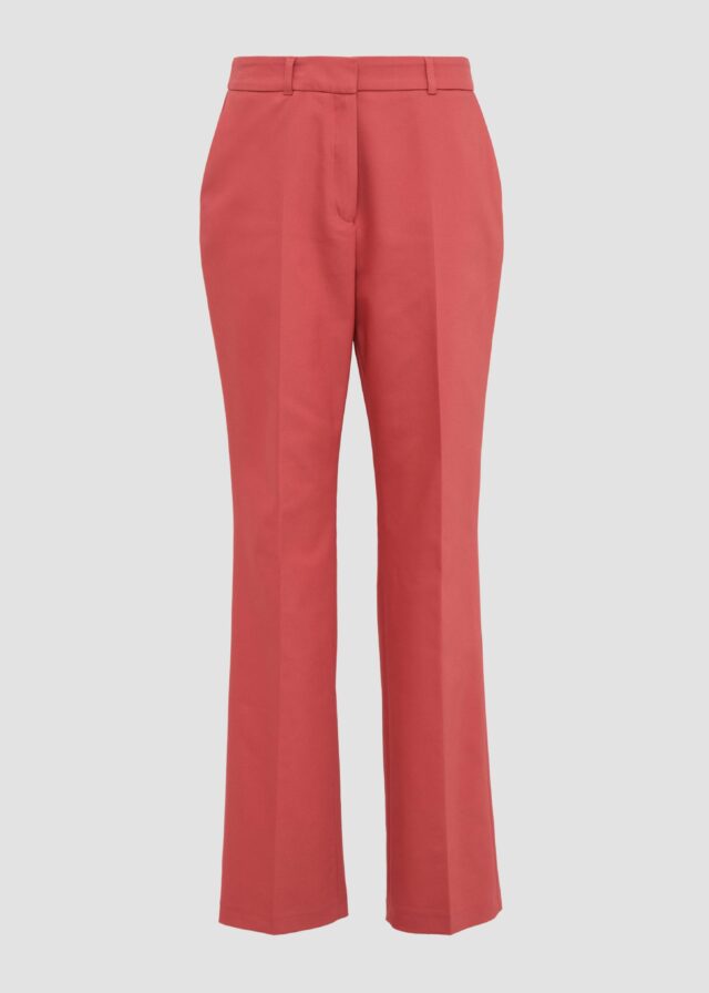 Elegante Stoffhose mit Straight Leg