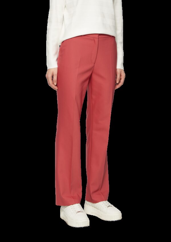 Elegante Stoffhose mit Straight Leg