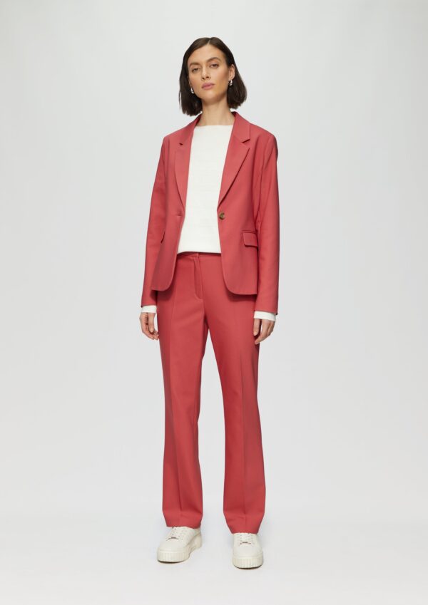 Elegante Stoffhose mit Straight Leg