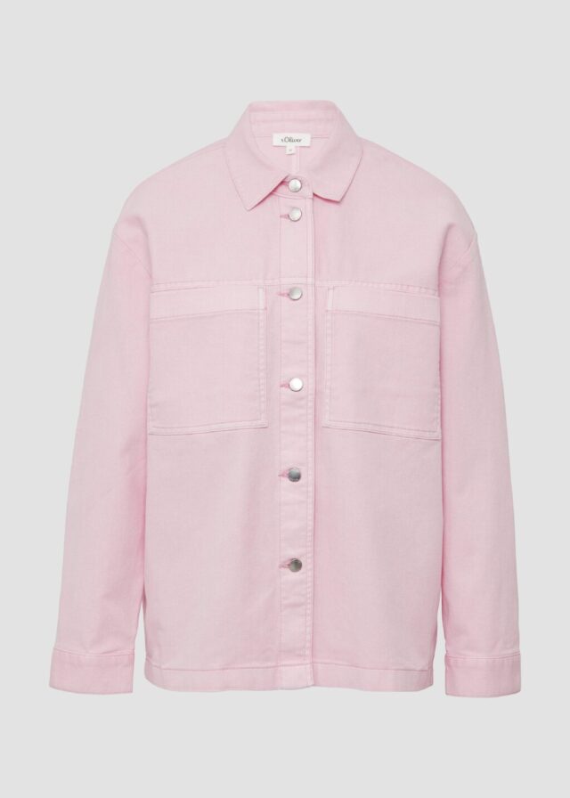 Overshirt aus Twill im Relaxed Fit