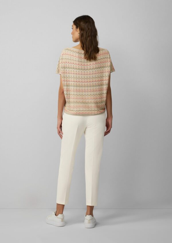 Stricktop mit Zick-Zack-Muster im Relaxed Fit