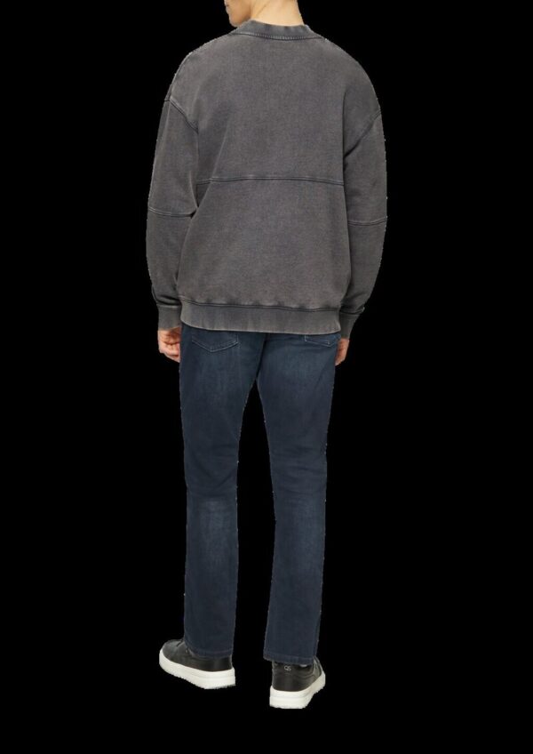 Gewaschene Sweatshirtjacke im Bomber-Style mit Front-Print