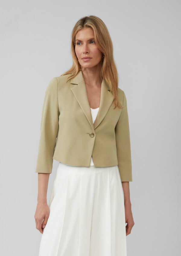 Kurzer Blazer mit 3/4-Ärmeln