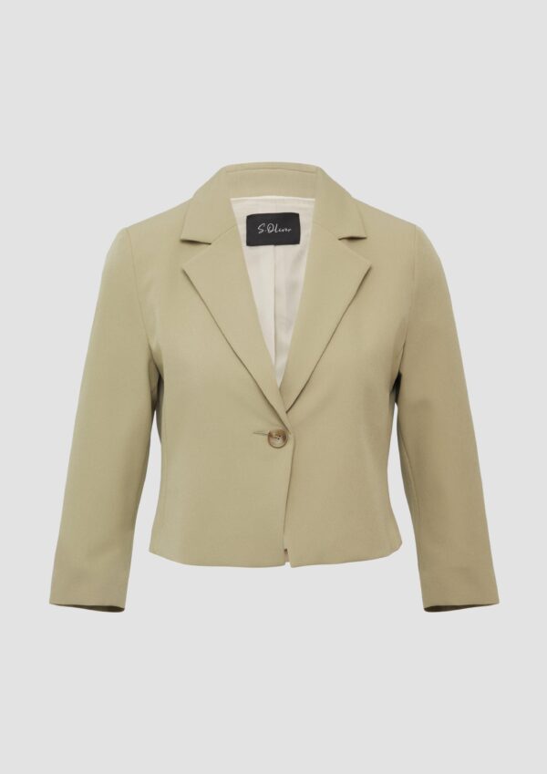 Kurzer Blazer mit 3/4-Ärmeln