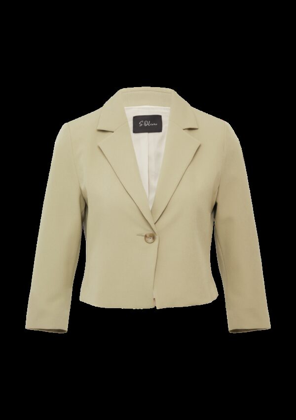 Kurzer Blazer mit 3/4-Ärmeln