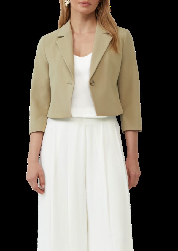 Kurzer Blazer mit 3/4-Ärmeln