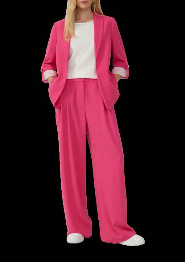 Crêpe-Hose mit Extra Wide Leg