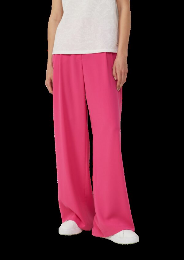 Crêpe-Hose mit Extra Wide Leg