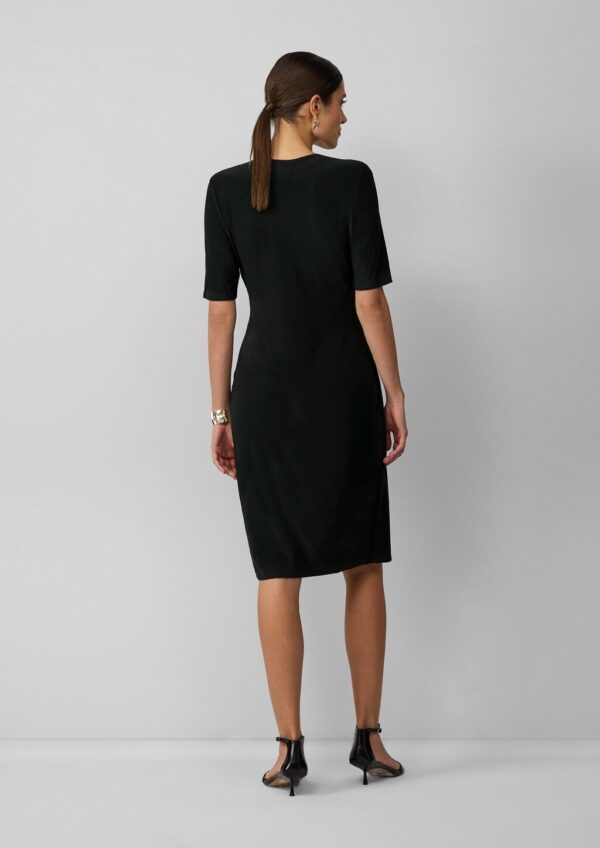 Midikleid in Wickeloptik mit Ring-Detail