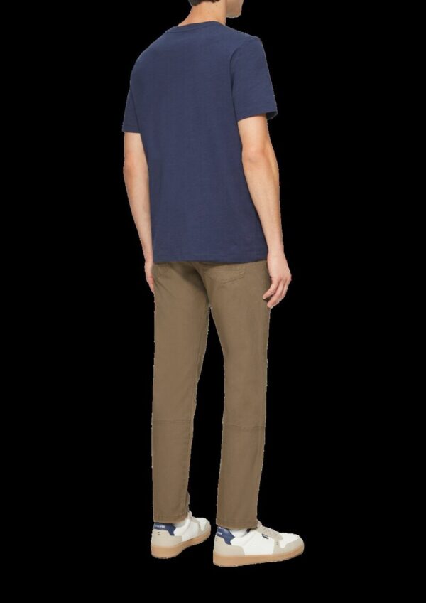 Chinohose aus Canvas mit Naht-Details