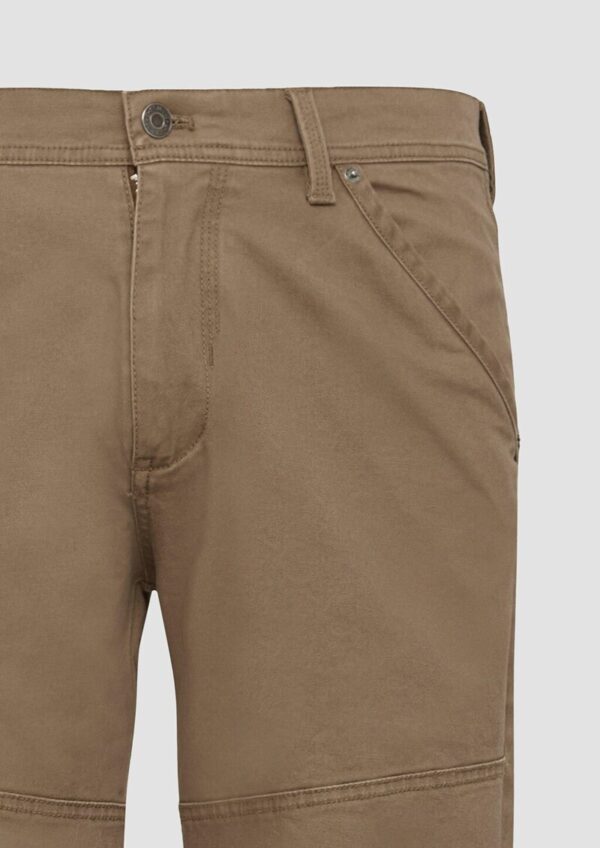 Chinohose aus Canvas mit Naht-Details