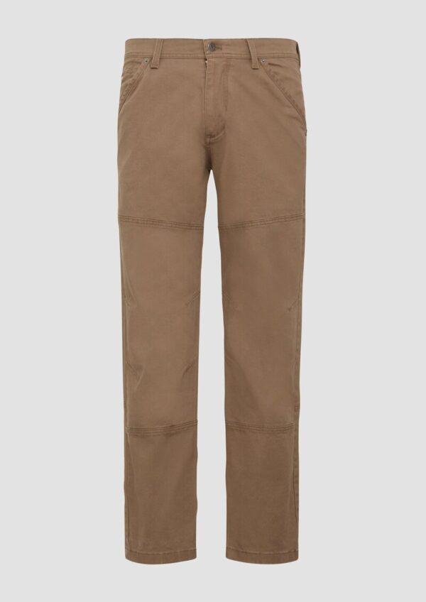 Chinohose aus Canvas mit Naht-Details