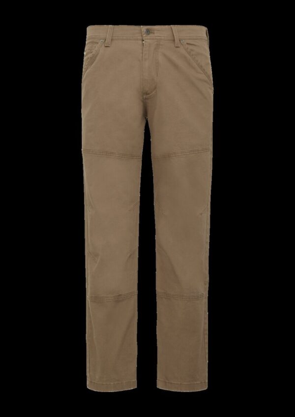 Chinohose aus Canvas mit Naht-Details