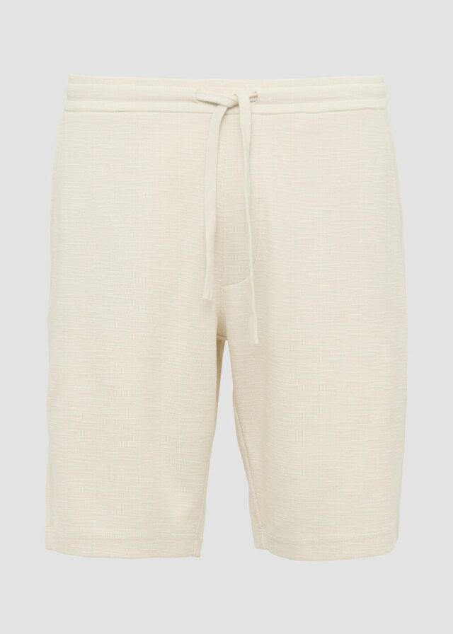 Detroit: Strukturierte Sweat-Bermuda im Relaxed Fit