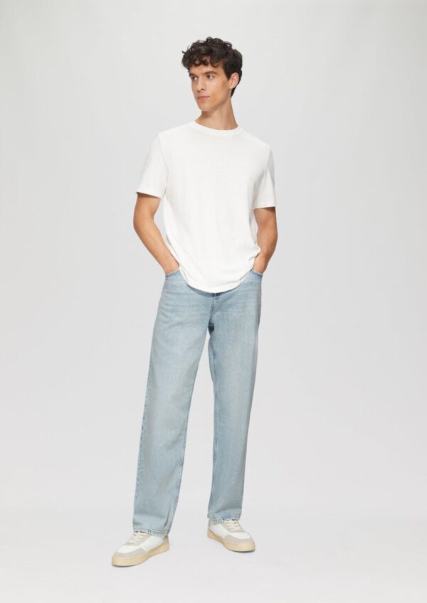 Jeans / Loose Fit / Mid Rise / Wide Leg / Baumwoll-Lyocellmix