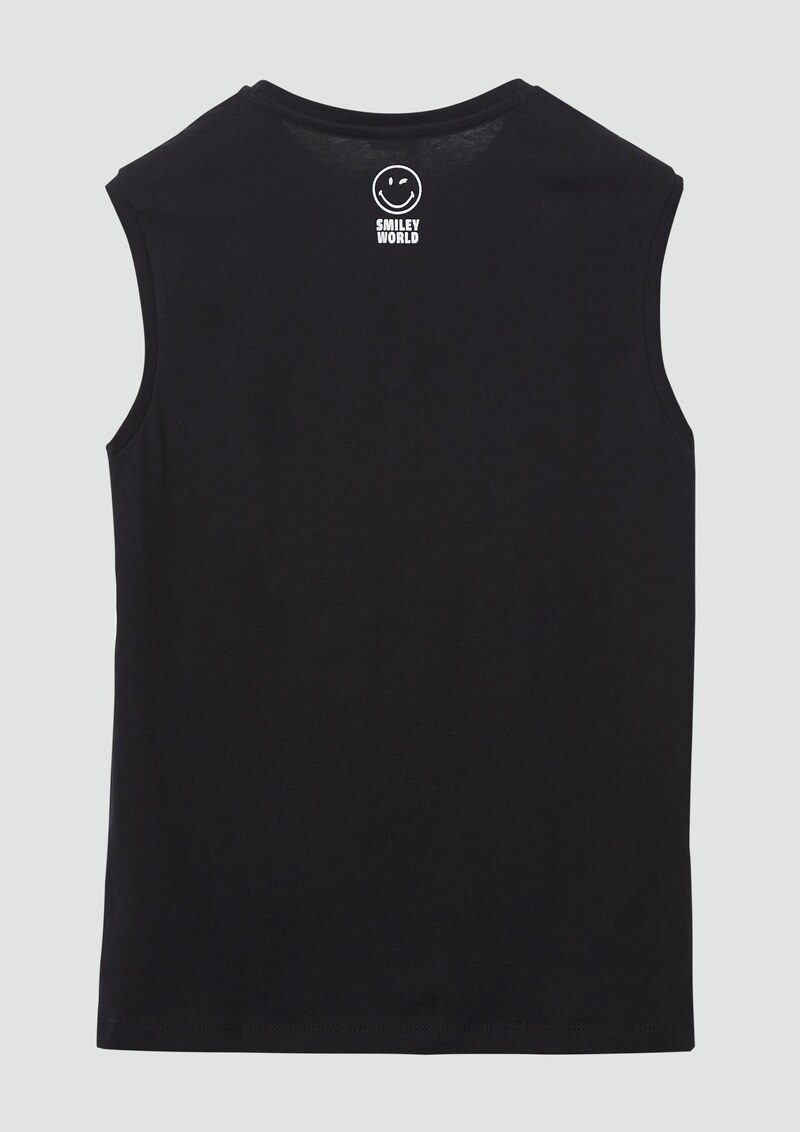 Ärmlloses Shirt mit Smiley®-Print