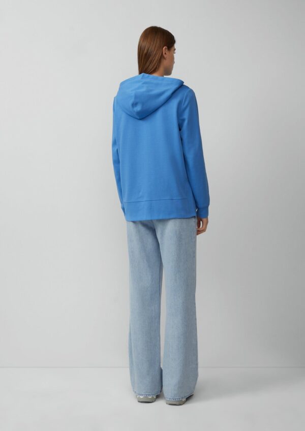 Weiches Kapuzensweatshirt mit seitlichen Schlitzen