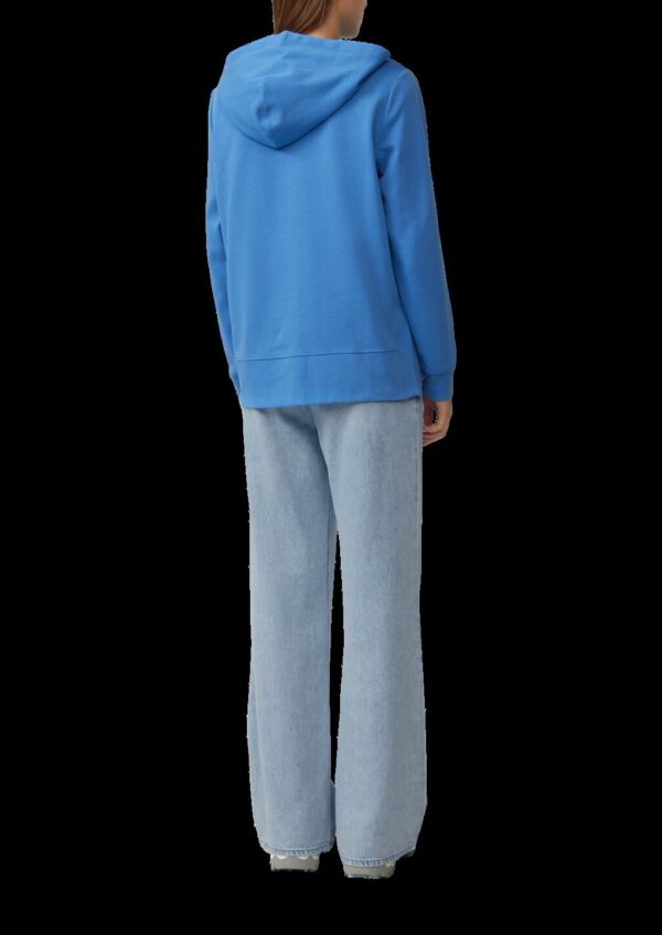 Weiches Kapuzensweatshirt mit seitlichen Schlitzen