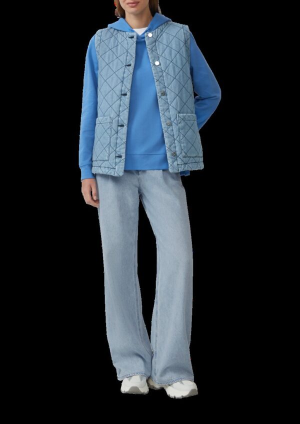 Weiches Kapuzensweatshirt mit seitlichen Schlitzen