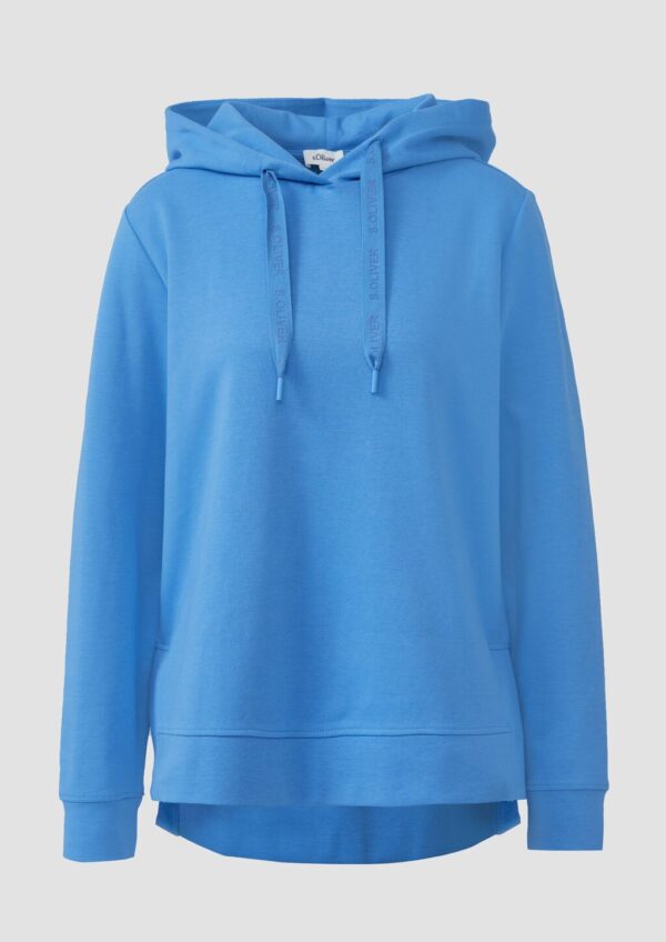 Weiches Kapuzensweatshirt mit seitlichen Schlitzen