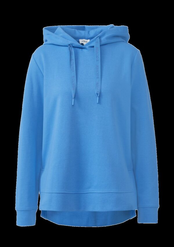 Weiches Kapuzensweatshirt mit seitlichen Schlitzen