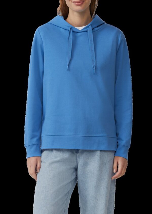 Weiches Kapuzensweatshirt mit seitlichen Schlitzen