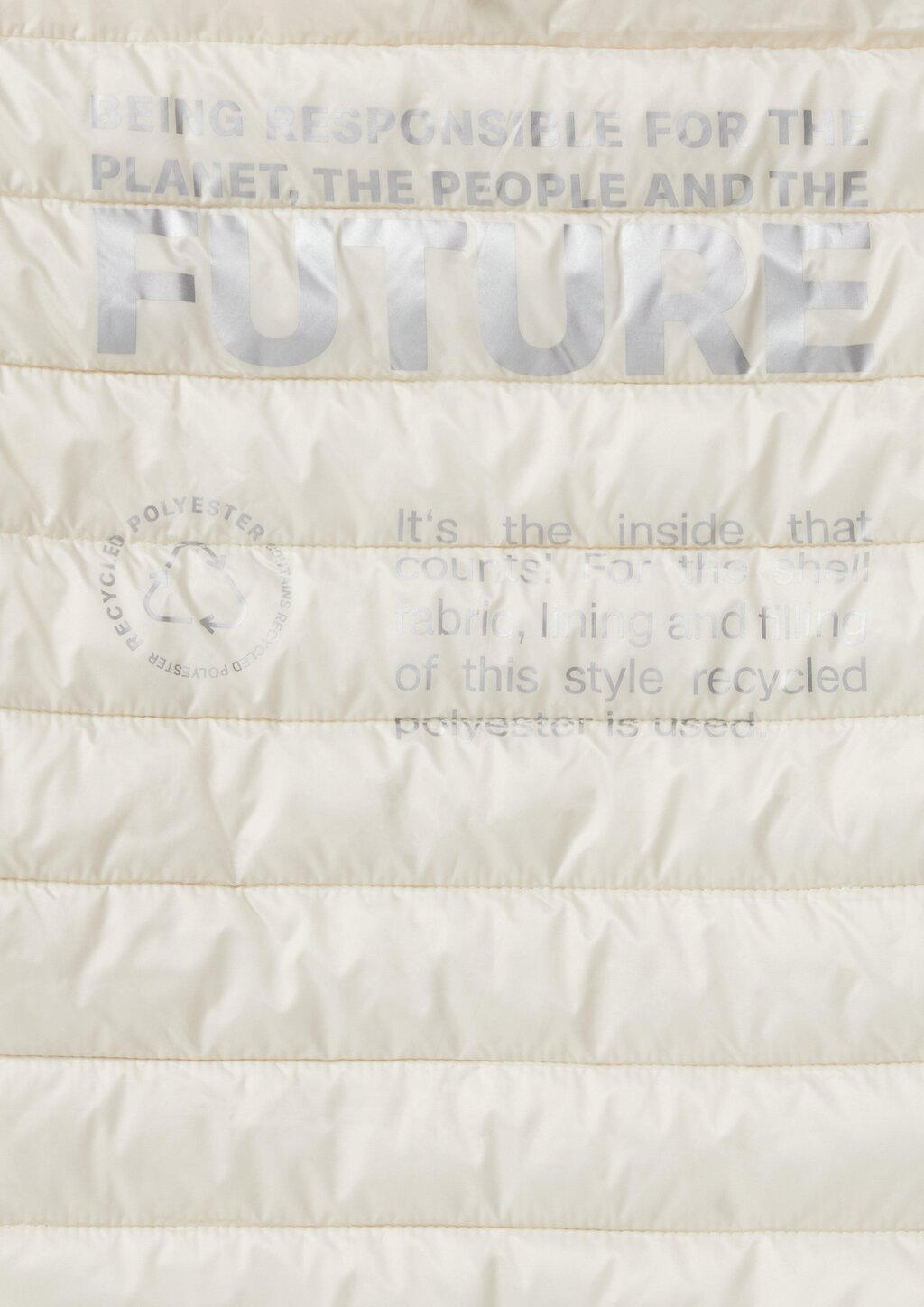 Leichte Steppweste mit Stehkragen und Packfunktion