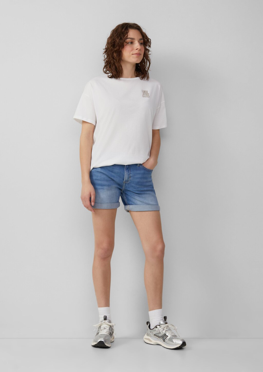 Jeans-Shorts Abby / Slim Fit / Mid Rise