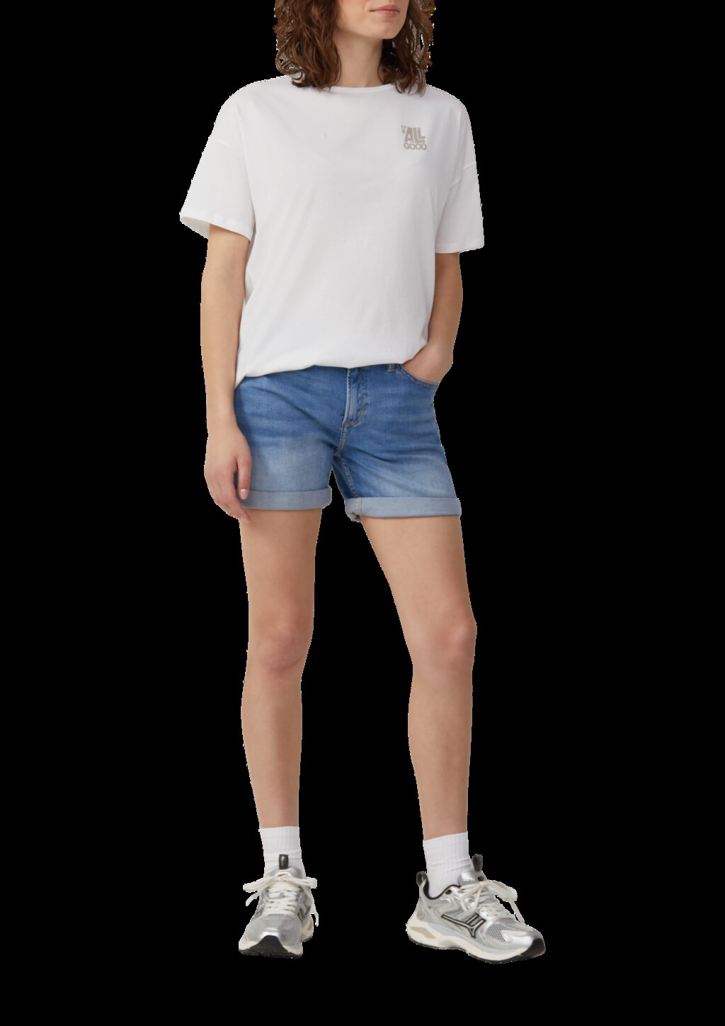 Jeans-Shorts Abby / Slim Fit / Mid Rise