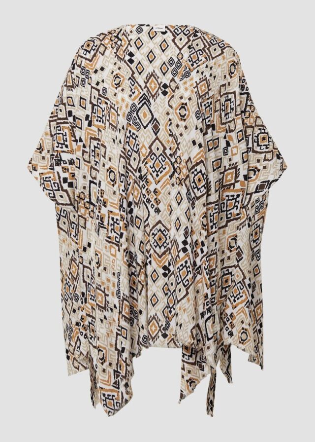 Poncho mit Artwork
