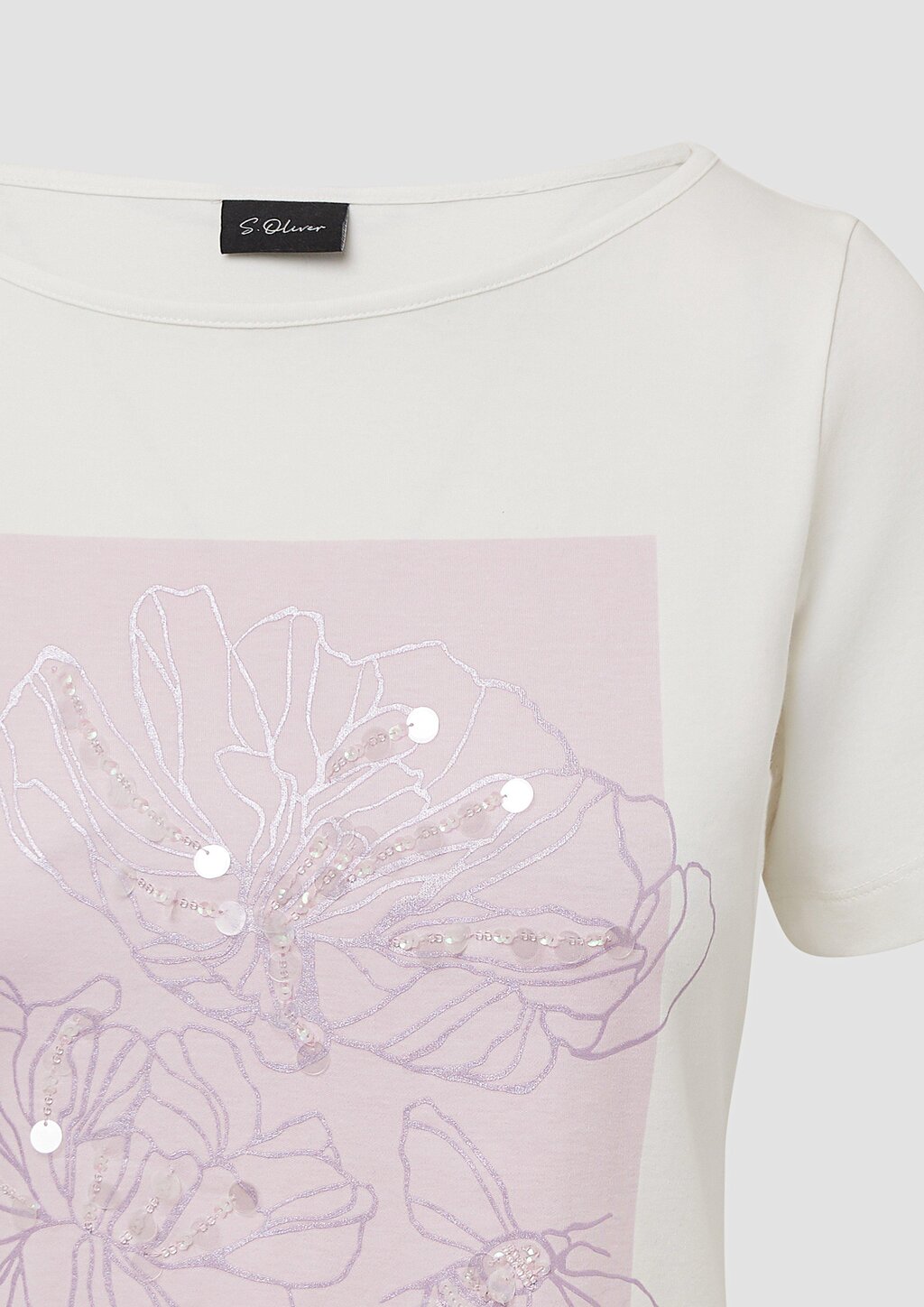 Baumwoll-T-Shirt mit Artwork