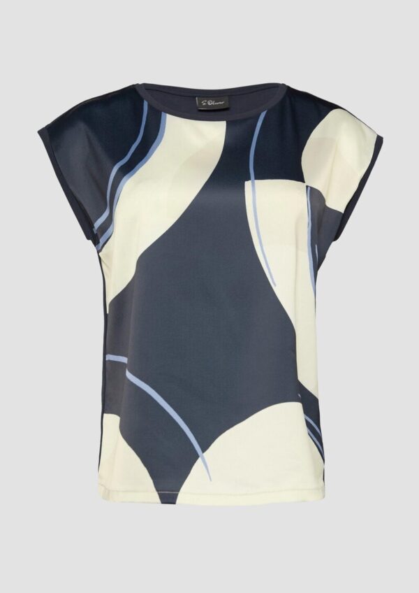 Ärmelloses Shirt im Fabricmix