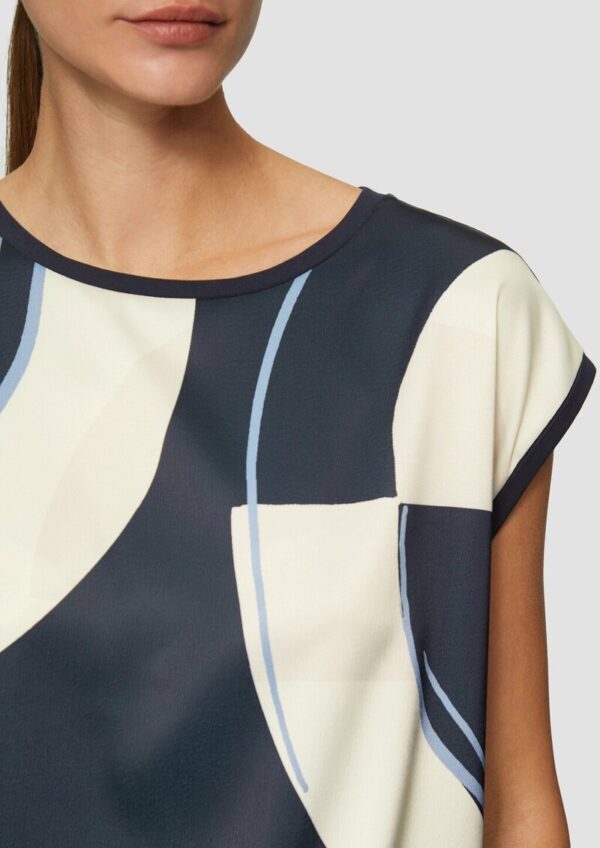 Ärmelloses Shirt im Fabricmix