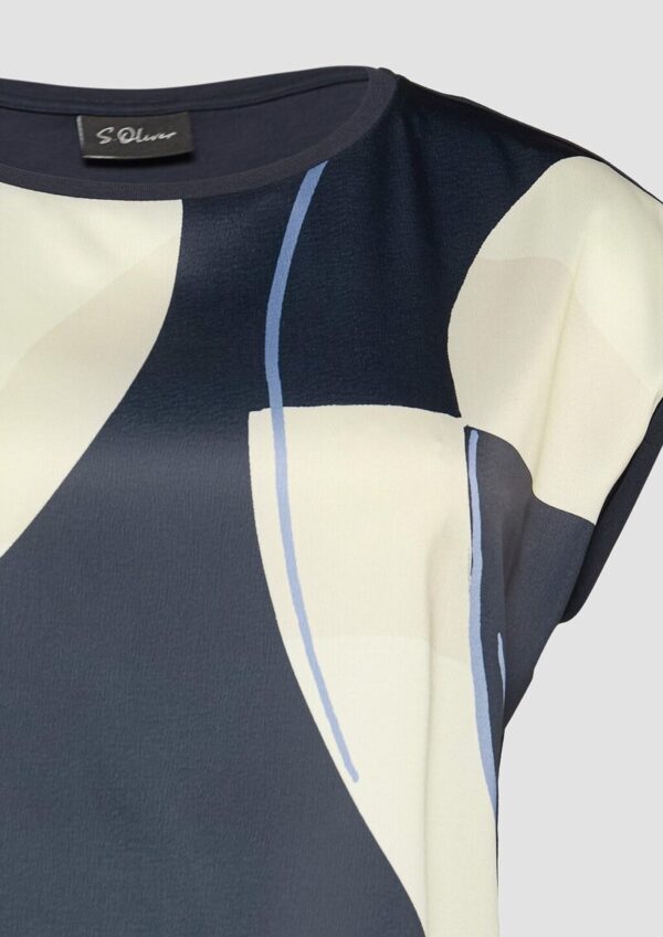 Ärmelloses Shirt im Fabricmix