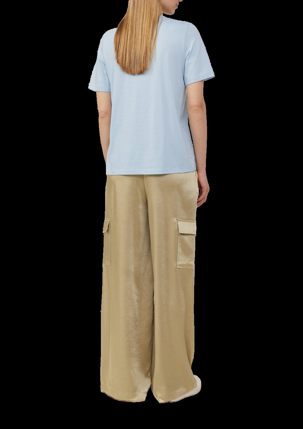 Jerseyshirt aus Baumwolle mit Stickerei