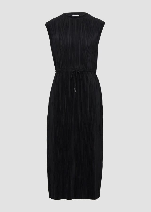 Gestreiftes Kleid im Relaxed Fit mit überschnittenen Schultern