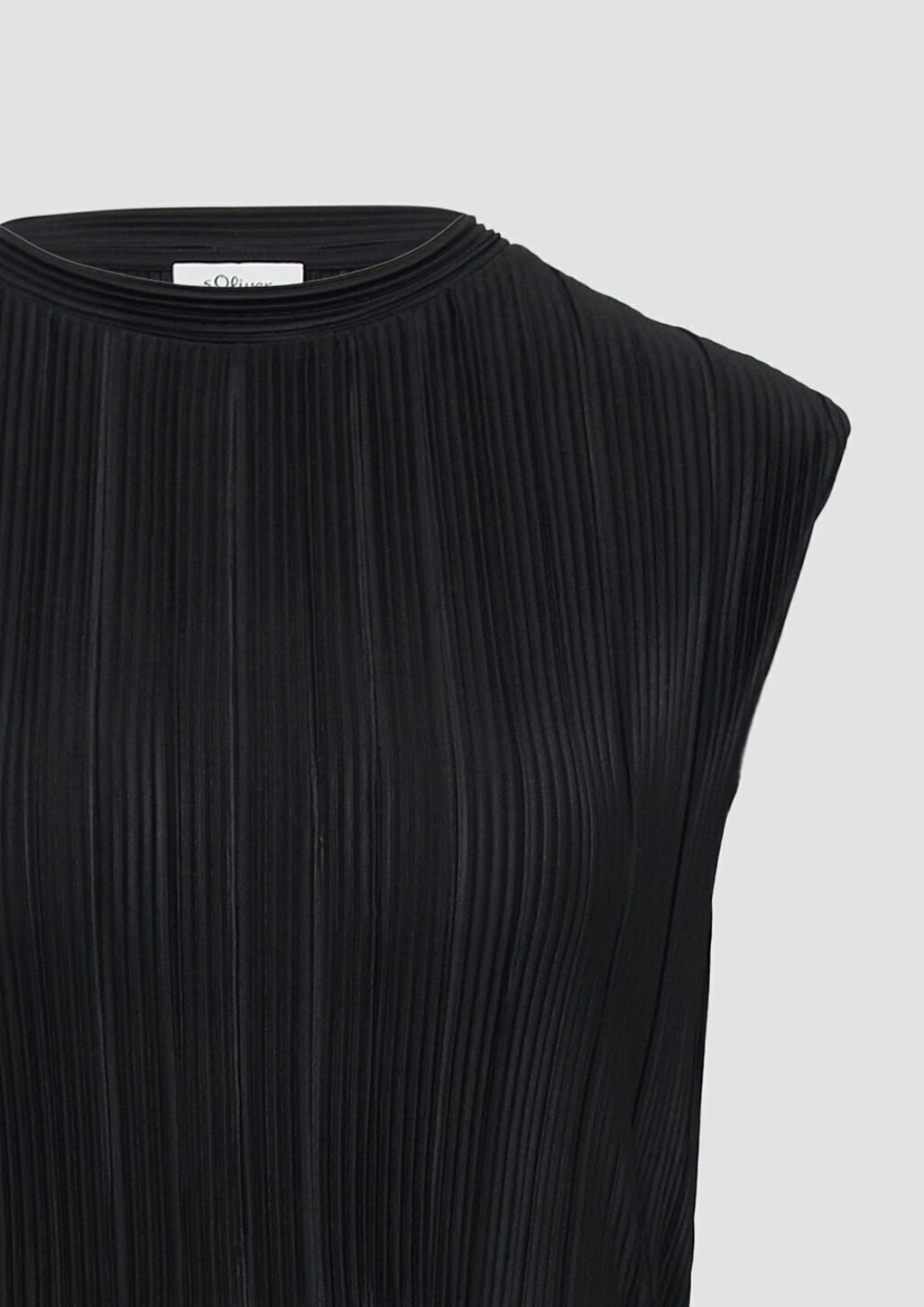 Gestreiftes Kleid im Relaxed Fit mit überschnittenen Schultern