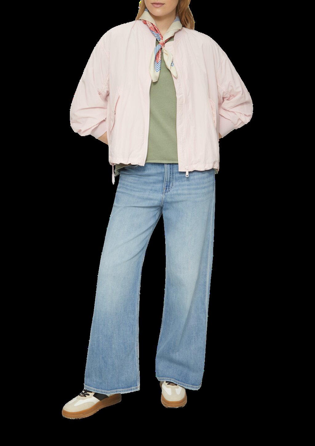 Nickituch mit Paisley-Artwork