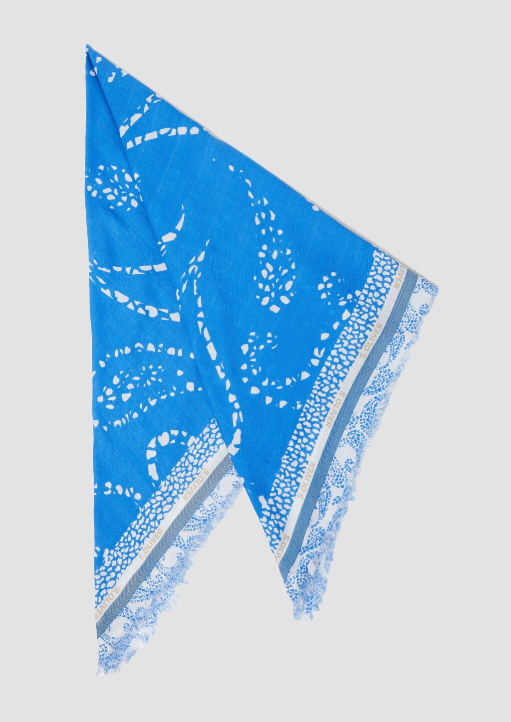 Schal aus Viskosemix mit Artwork